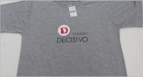 Camiseta Manga Curta Masc. Ensino Médio