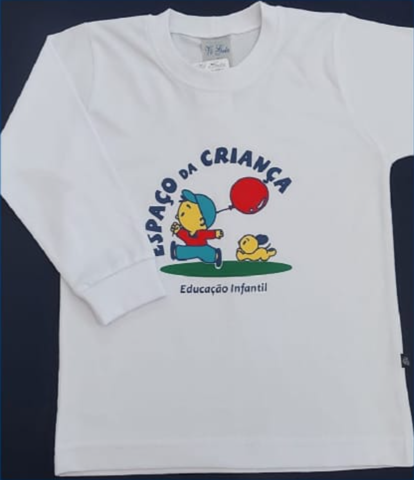 Camiseta Manga Longa Branca